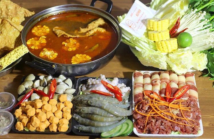 Quán lẩu thái Tomyum Giảng Võ quận Ba Đình